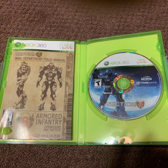 Section 8 Xbox 360 game (3 for $20) - Picture 3 of 3